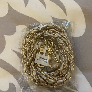 Pom Pom London Gold Chain Strap with Clasps